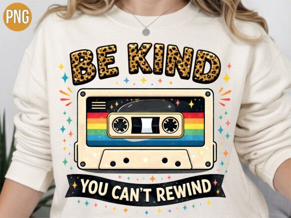 Be Kind You Can’t Rewind Retro Shirt PNG: A Practical Guide for Digital Creators