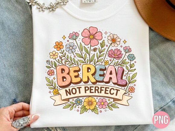Embracing Authenticity: The Power of Be Real Not Perfect Mental Health PNG in Modern Design