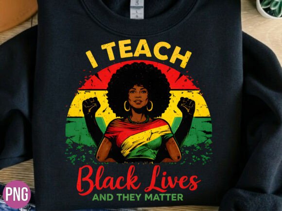 Empowering Educators: The Strategic Value of the I Teach Black History Matter Teacher PNG in Modern Creative Workflows