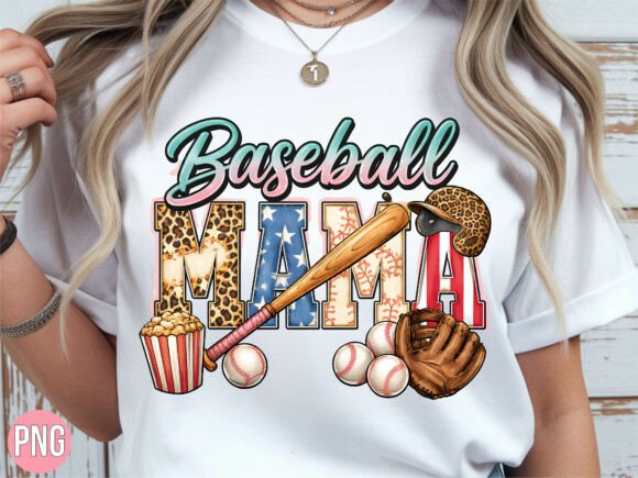 Evaluating the Pattern Baseball Mama Bat PNG for Print-on-Demand Success