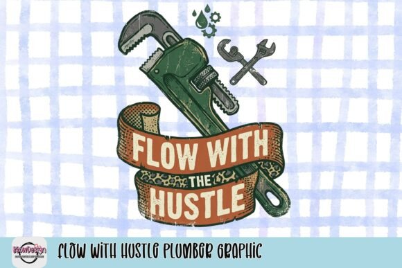 Integrating the Flow with Hustle Plumber Graphic into Creative and Commercial Workflows