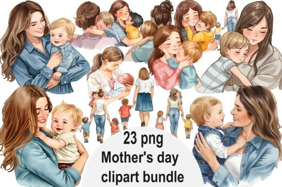 Mother’s Day Mom Kids Clipart Bundle Guide